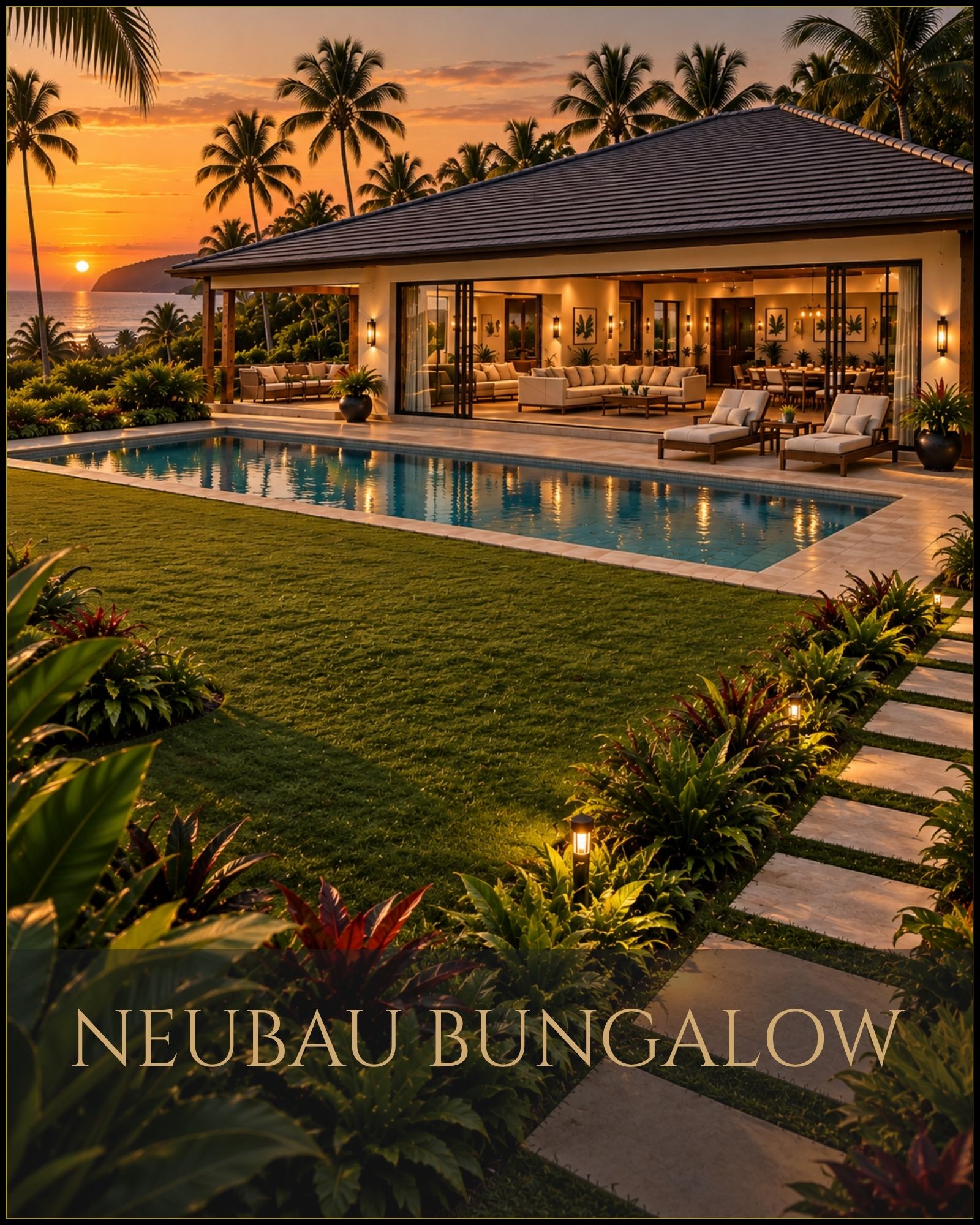 Neubau-Bungalow mit Pool, Meerblick und großzügiger Terrasse zum Verkauf nahe dem Strand bei Prado, Bahia.